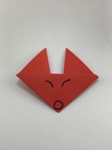 Tête de renard en Origami - Artigamis.fr