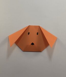 Tête de chien en Origami - Artigamis.fr